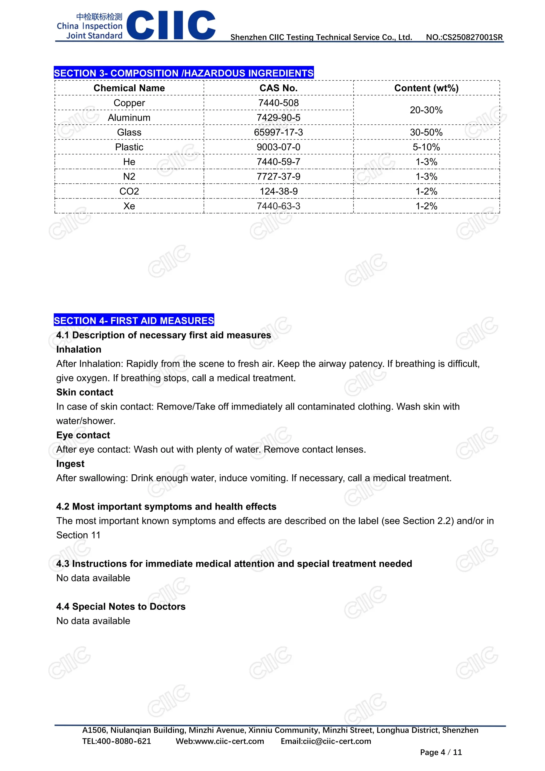 MSDS-10