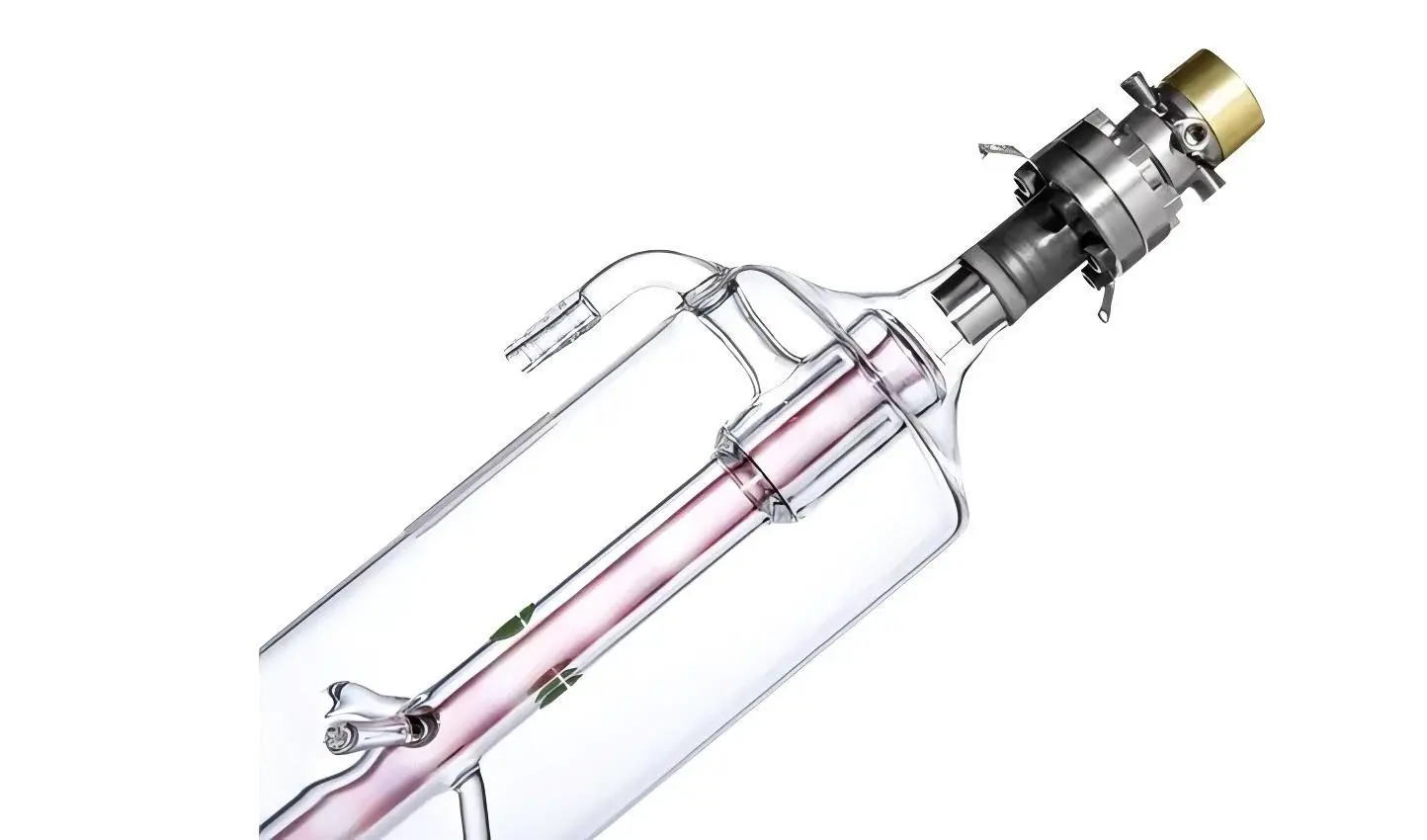 لقطة مقرّبة لأنبوب ليزر CO2 عالي الأداء لنظام ليزر CO2 مدمج الشعاع | ECO2 Laser